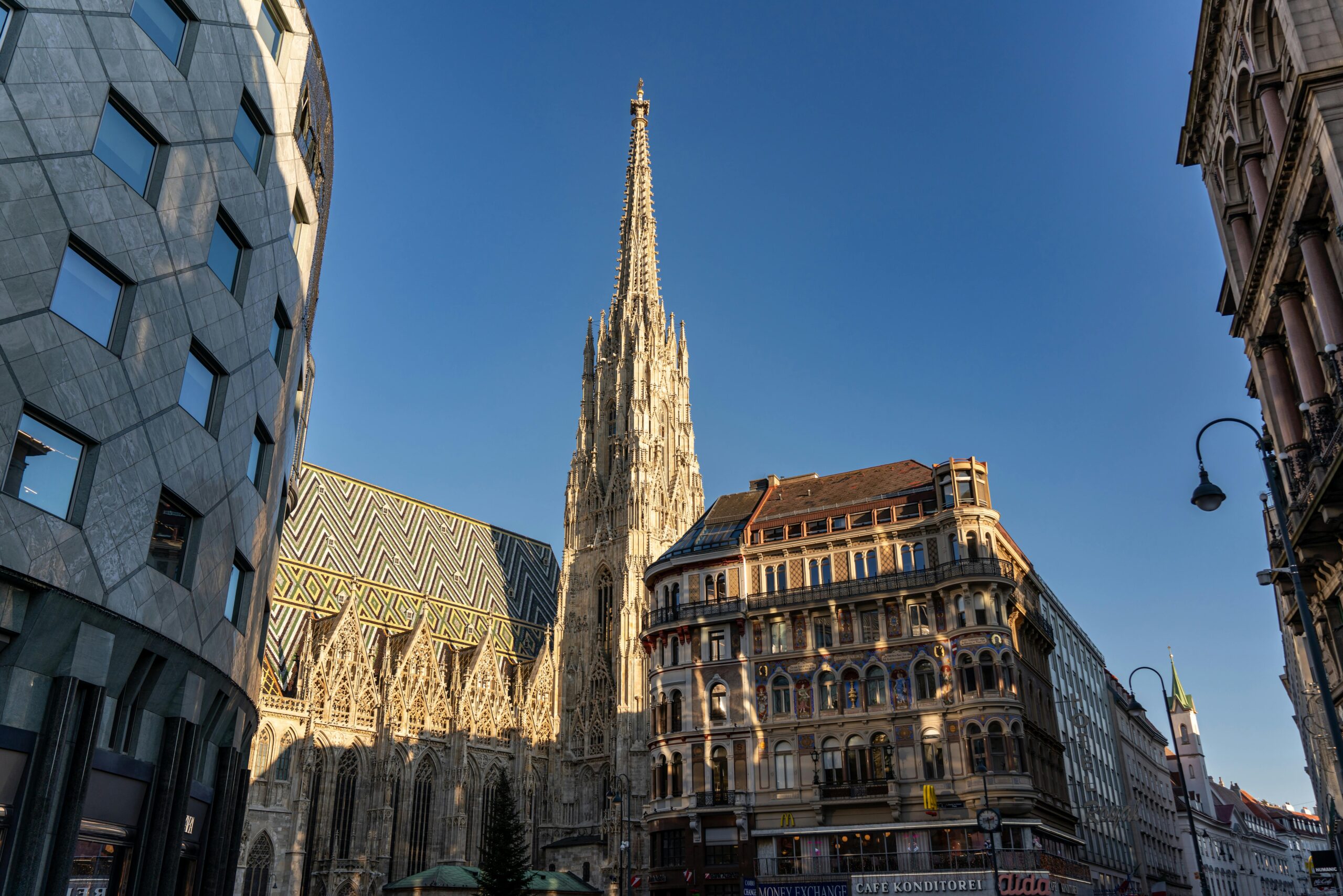 Ansicht auf den Wiener Stephansdom im 1. Bezirk