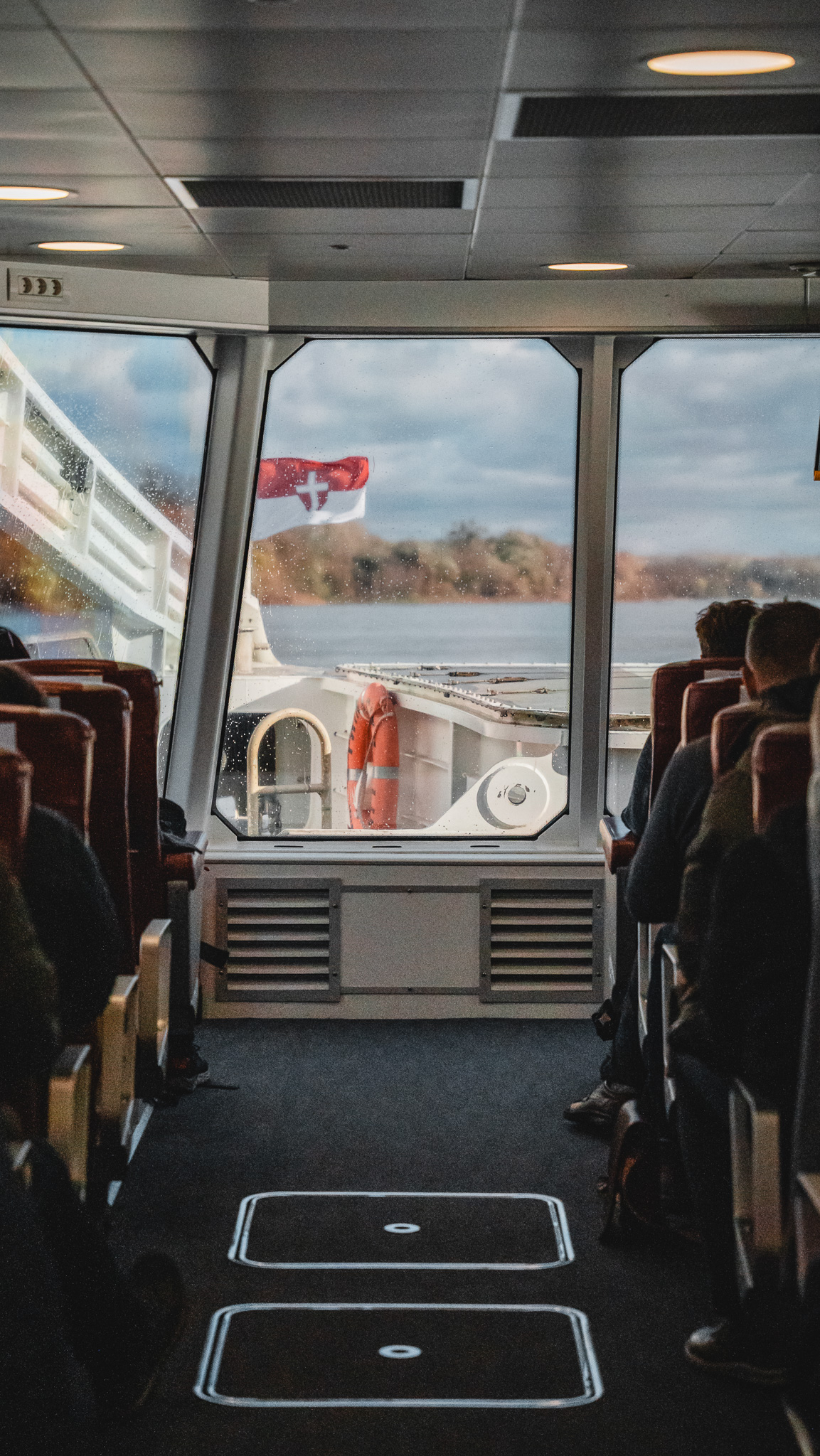 Impressionen der Fahrt nach Bratislava mit dem Twin City Liner.