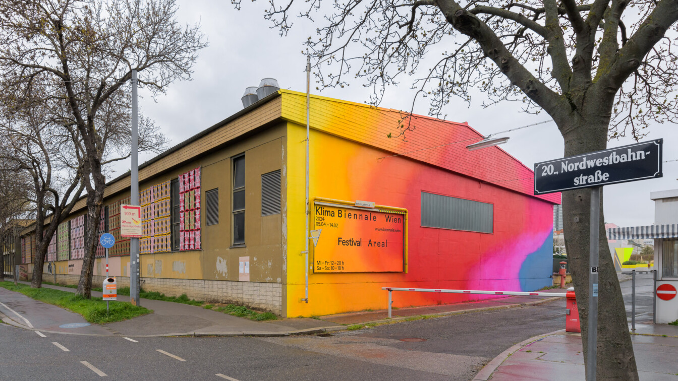 Klima Biennale Wien 2024 Festivalareal Nordwestbahnhof