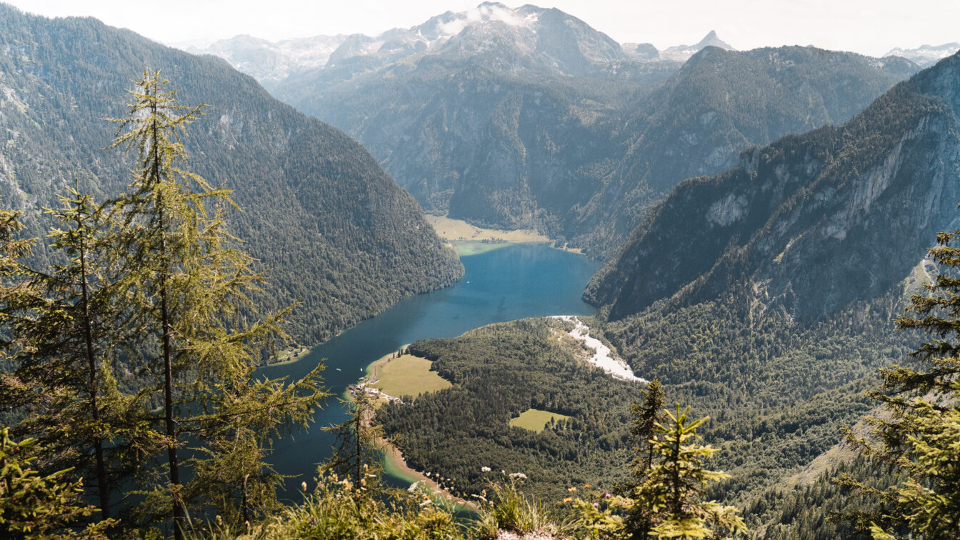 Königssee Berchtesgaden Ausblick von oben