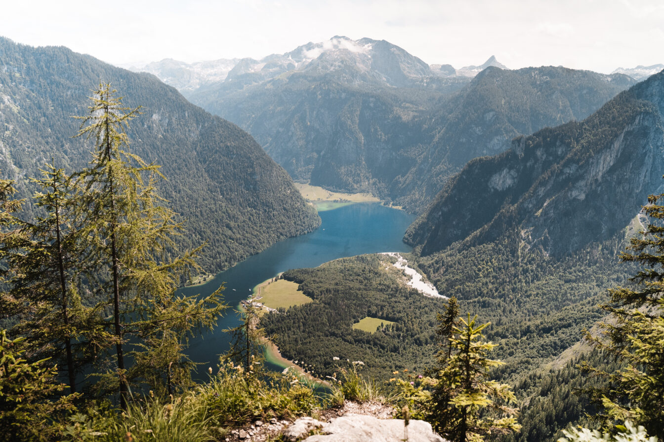 Königssee Berchtesgaden Ausblick von oben