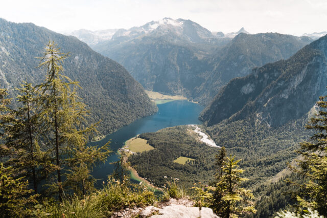 Königssee Berchtesgaden Ausblick von oben