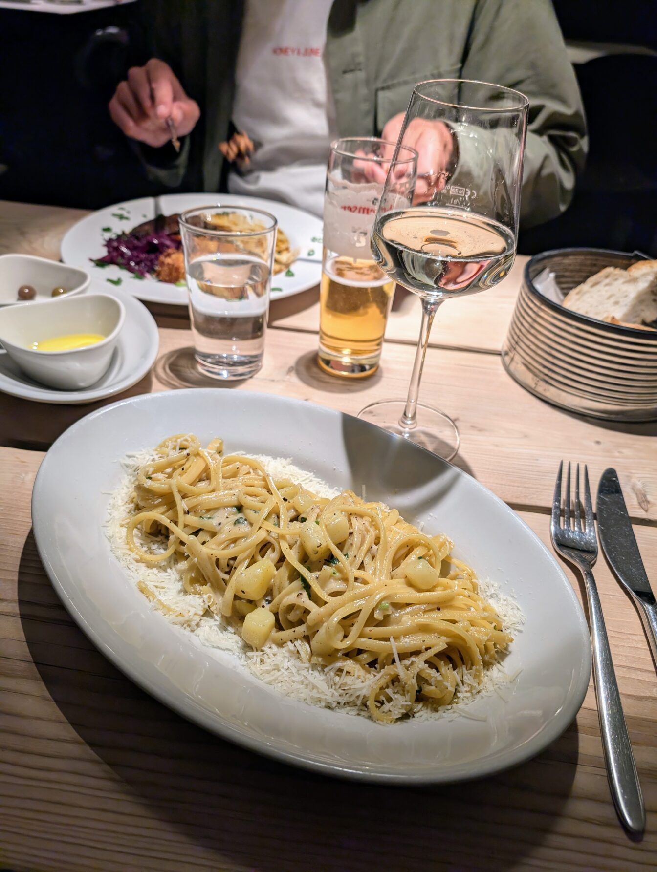 Caccio e Pepe im Restaurant Wetter in Wien