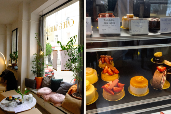 Gastraum und Auslage M Passione Salzburg