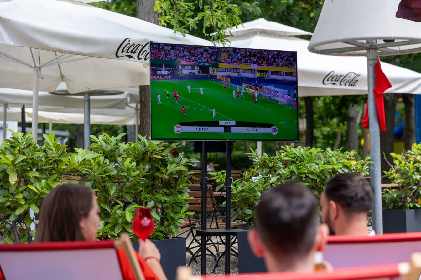 Donauturm, Österreich Fußball WM Public Viewing in Wien, 1220