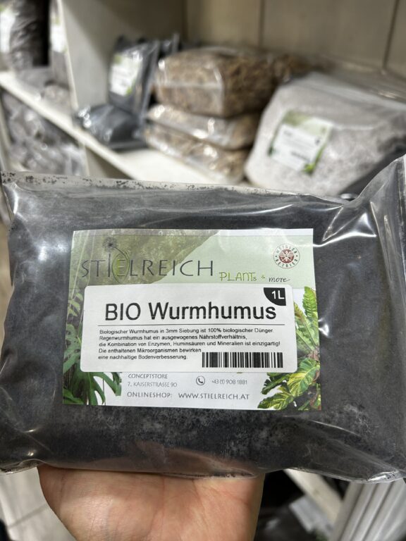 Wurmhumus Zimmerpflanzen Stielreich