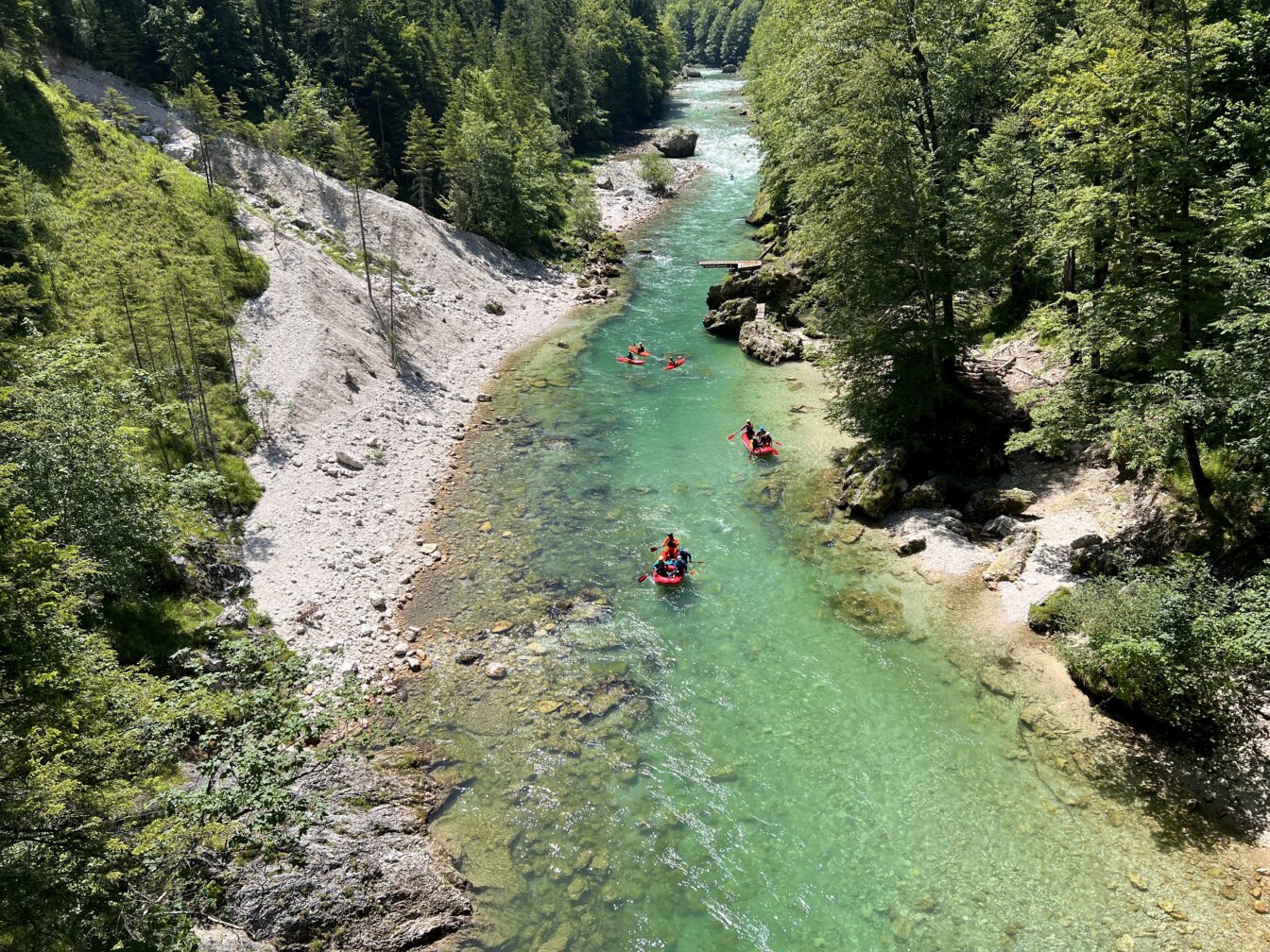 Raften auf der Salza, Steiermark