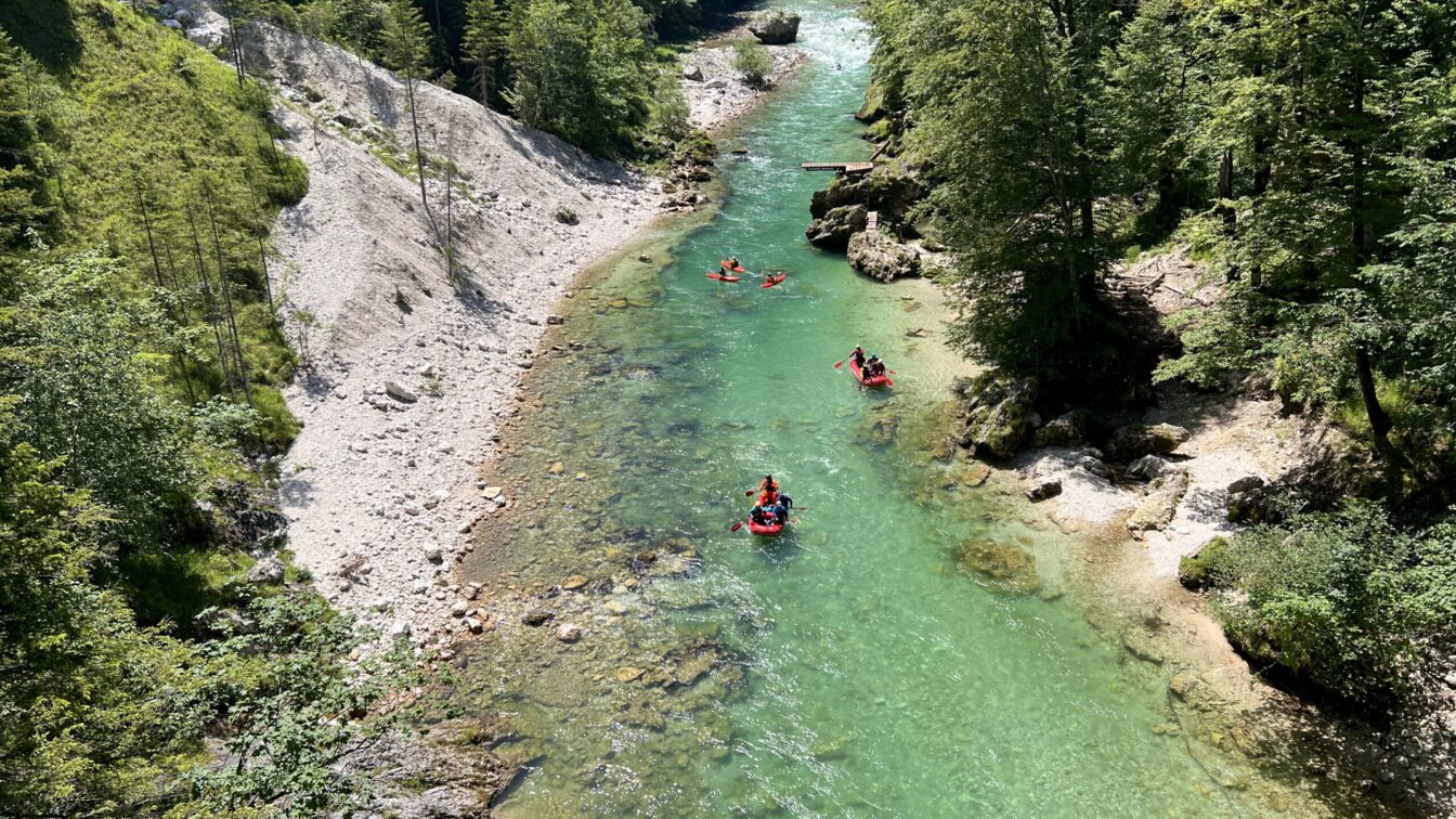 Raften auf der Salza, Steiermark