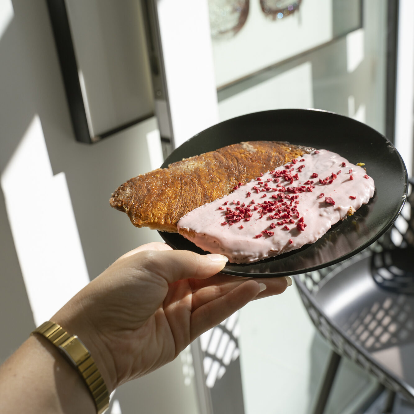 ein Flat Croissant von Cro in Wien