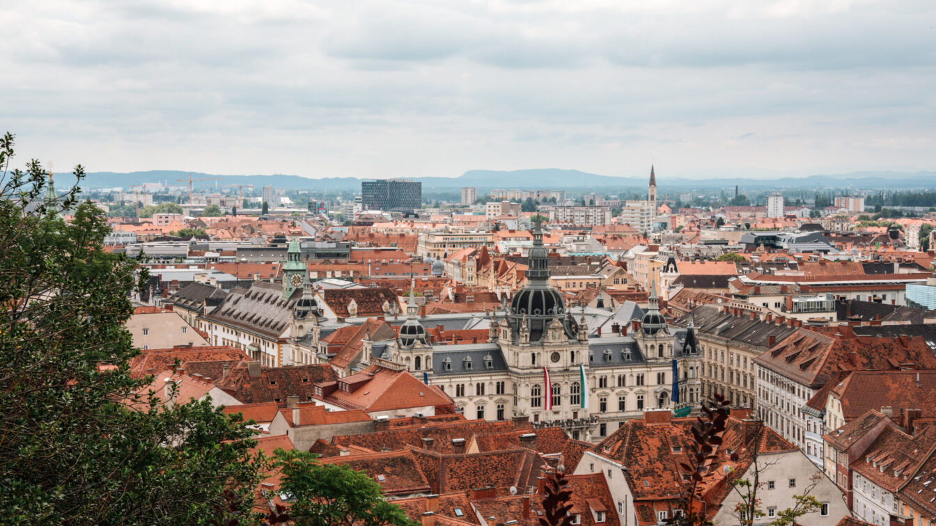 Ausblick über Graz