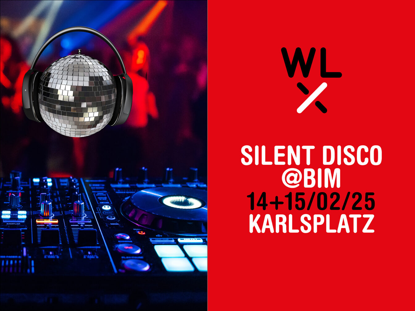 WLx Silent Disco am Valentinstag