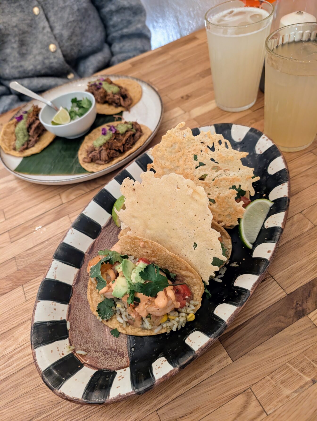 gefüllte Tacos im mexikanischen Restaurant Comal in Wien