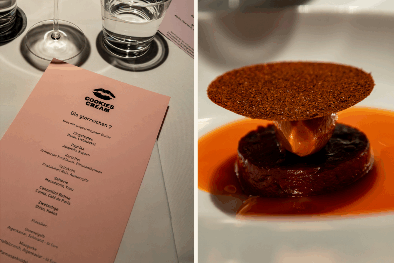 Fine Dining in Berlin Mitte bei Cookies Cream