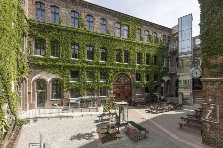 Innenhof vom WUK: Ein Jungpflanzenmarkt in Wien, 1090