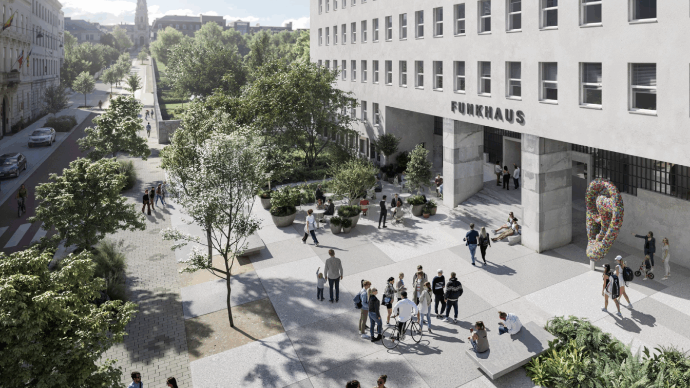 Ein Visual des ORF-Funkhauses in der Argentinierstraße