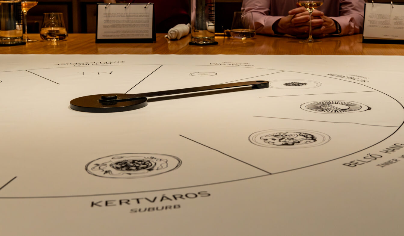 Ein Einblick ins Restaurant Onyx Mühely in Budapest