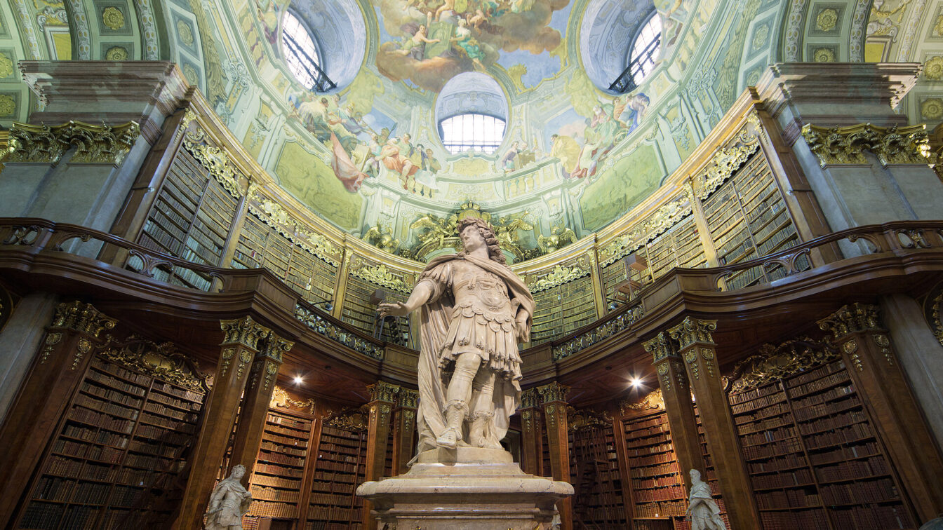 Prunksaal in der Österreichischen Nationalbibliothek