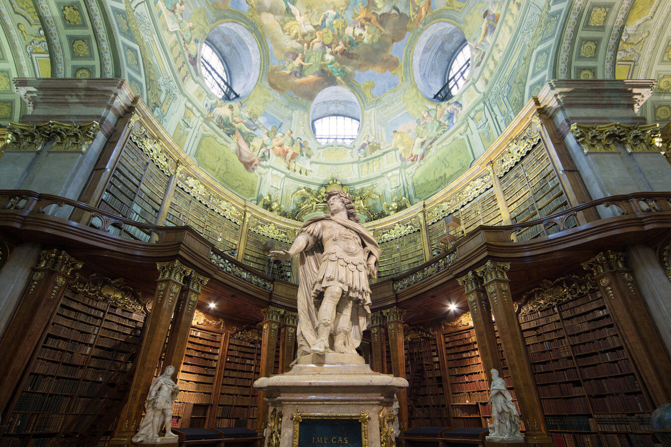 Prunksaal in der Österreichischen Nationalbibliothek