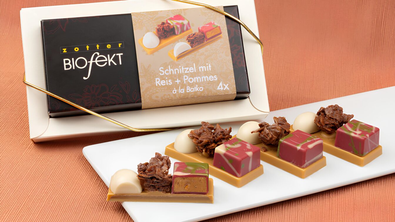 die neue Schnitzel-Schokolade von Zotter