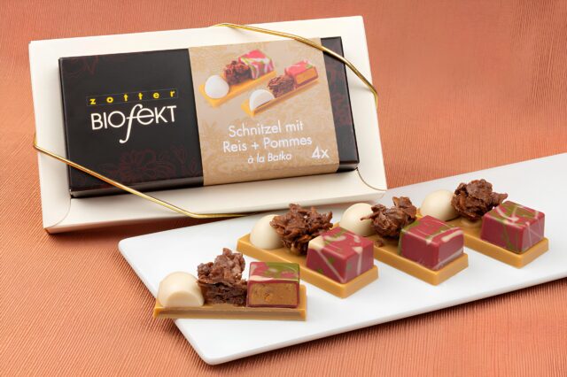 die neue Schnitzel-Schokolade von Zotter