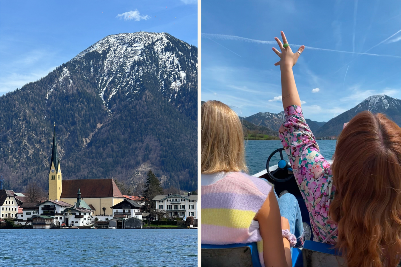 Ein Tagesausflug an den Tegernsee mit Tretboot-Fahrt.