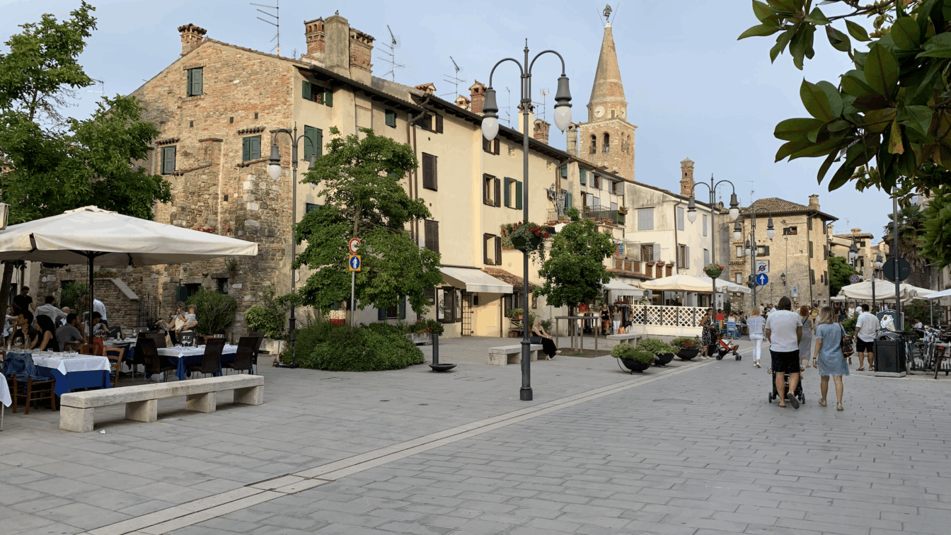 EIne Aufnahme aus Grado in Italien.