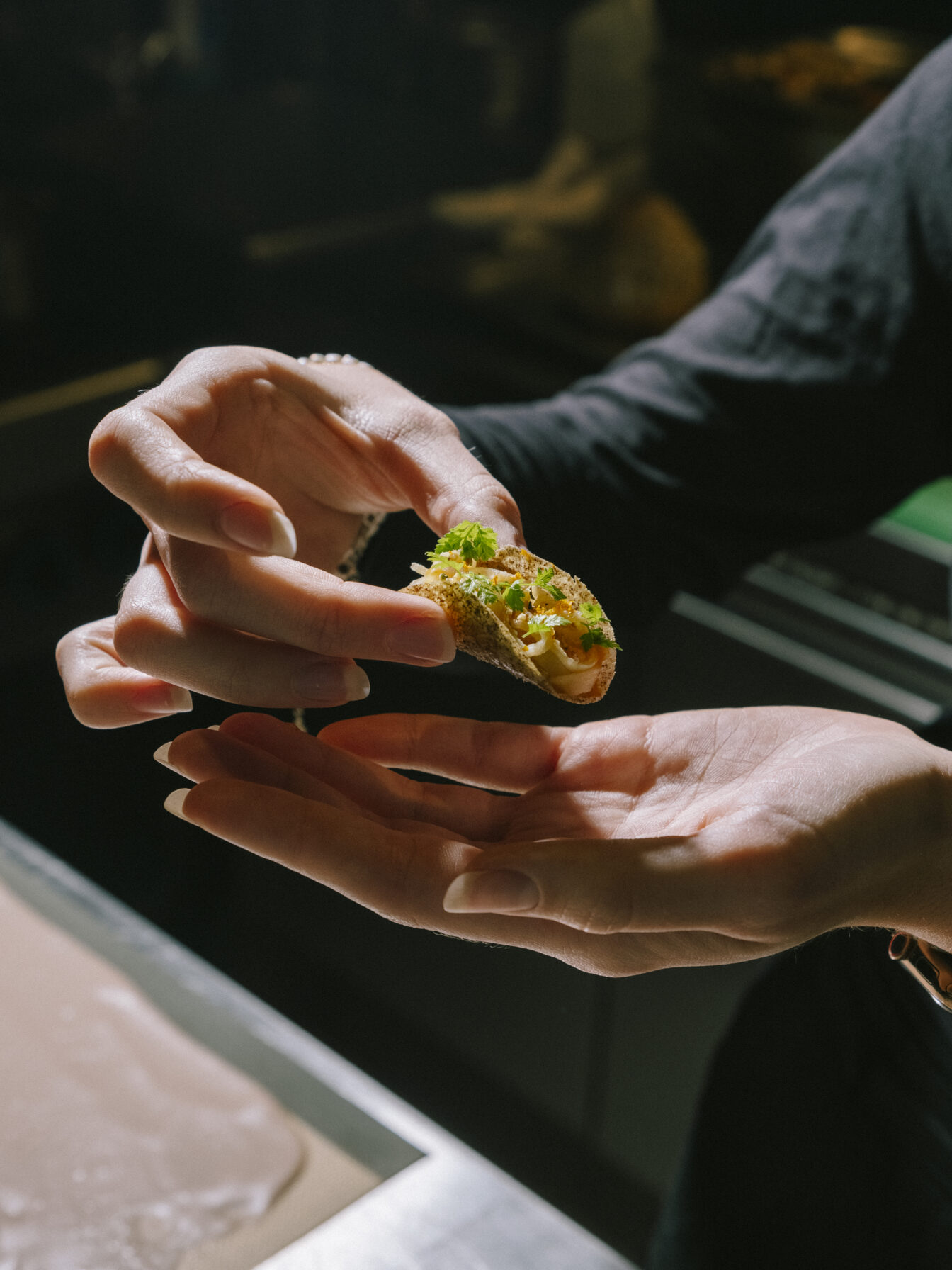 veganes Häppchen vom Restaurant JOLA in Wien