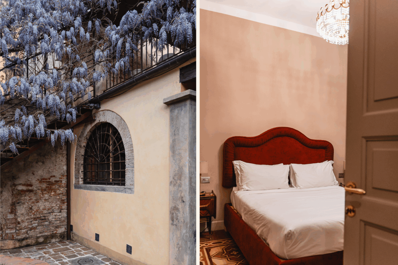 Ein Blick in das Zimmer im Numa Florence Palazzo San Niccolò.