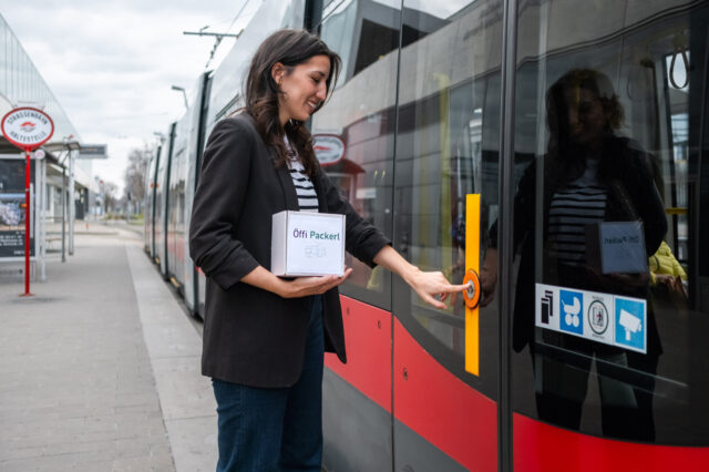 Die Öffi Packerl Station Donauspital