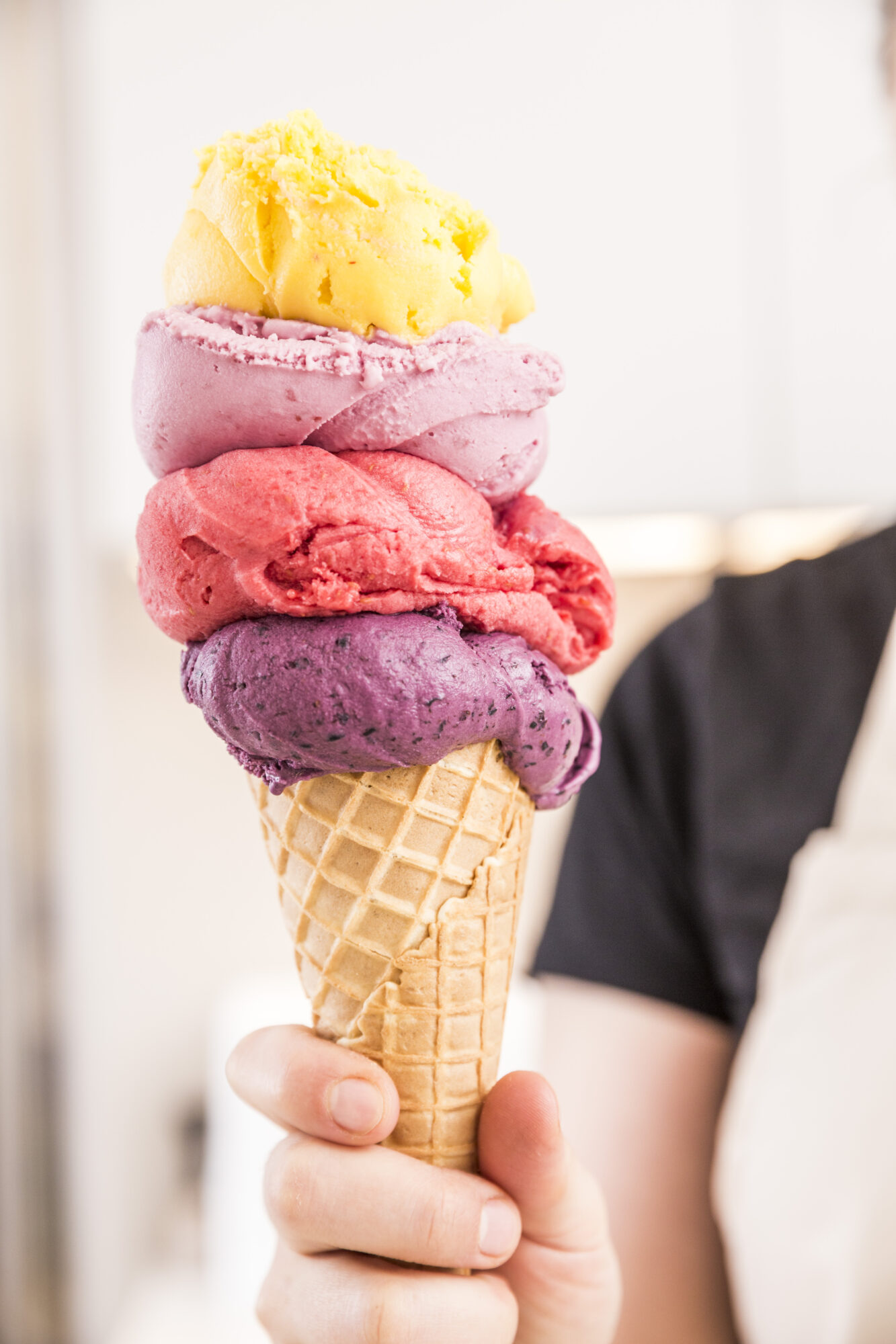 So viele Farben - so köstlich! Bei Veganista wird mit frischen und sehr hochwertigen Früchten gearbeitet.