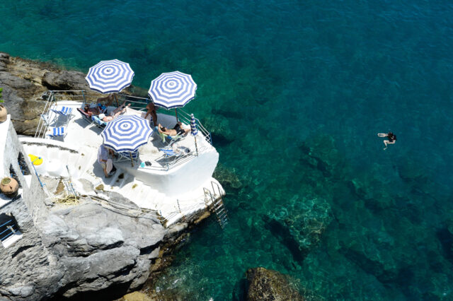 Villa San Michele am Meer von Italien.