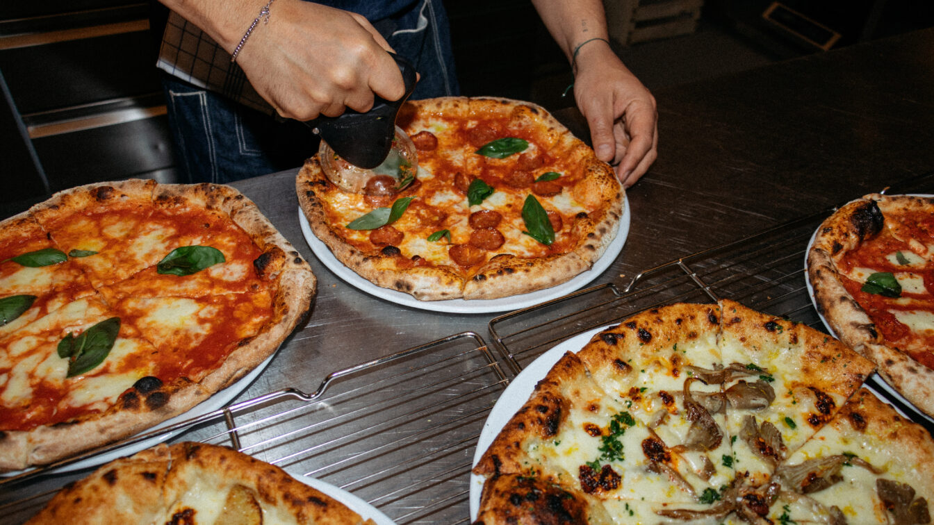 Pizzaauswahl bei Pizza Ribelle Wien
