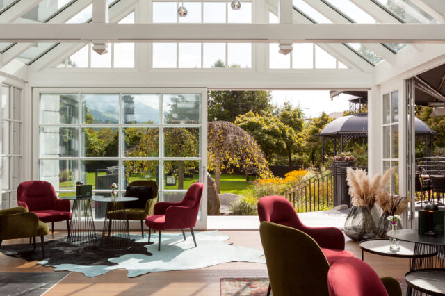 Wintergarten im Erika Boutiquehotel in Kitzbühel