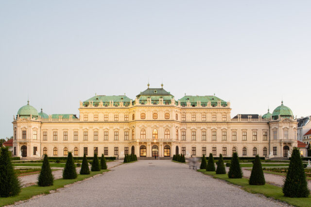 das Schloss Belvedere