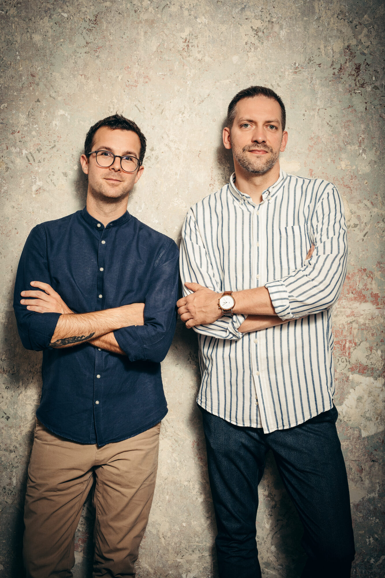 Matthias Pitra und Steve Breitzke vom Mast Weinbistro