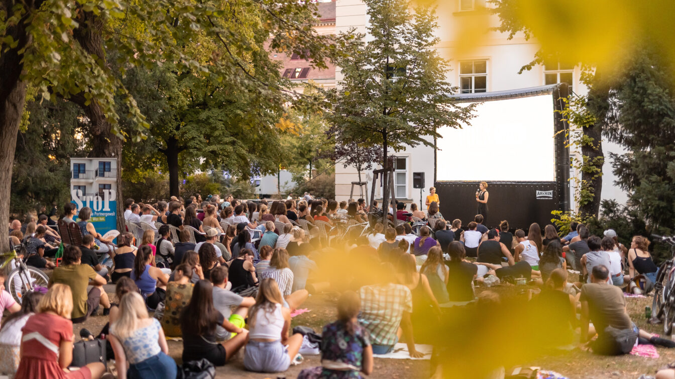 Open Air Kino in Wien an verschiedenen Plätzen.