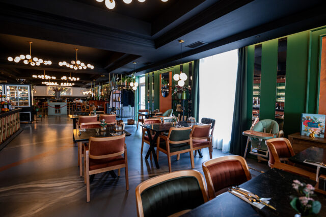 Blick in das neue Restaurant Duo in Graz