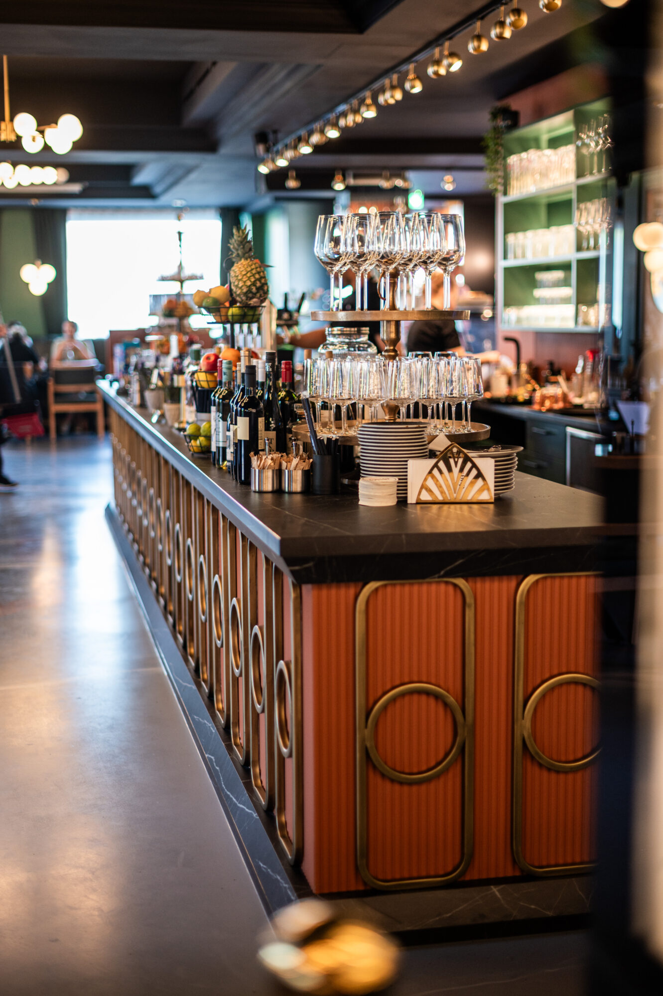 die Bar im neuen Restaurant Duo in Graz