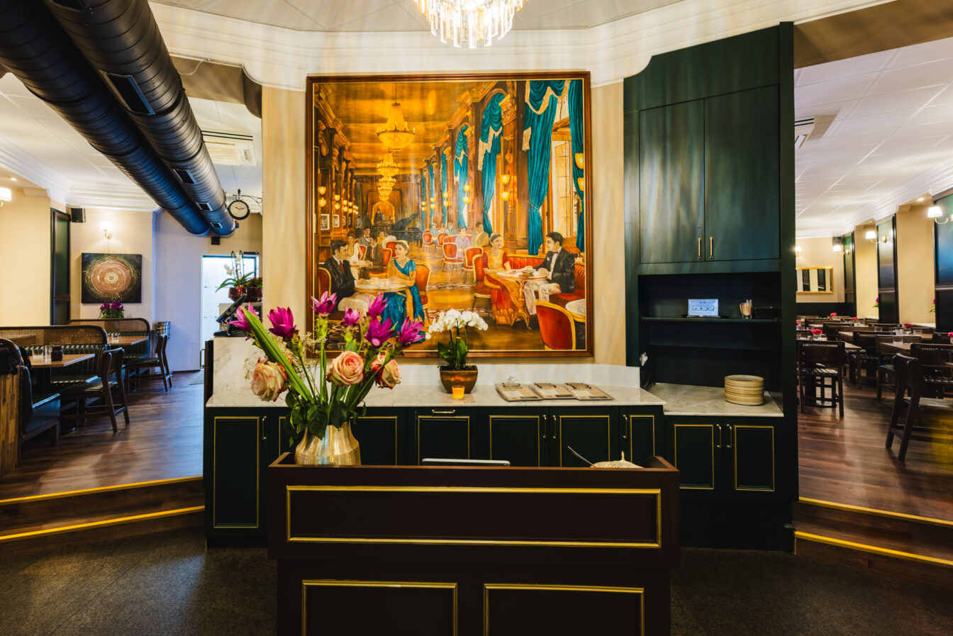 Interior Design im Restaurant In-Dish in Wien