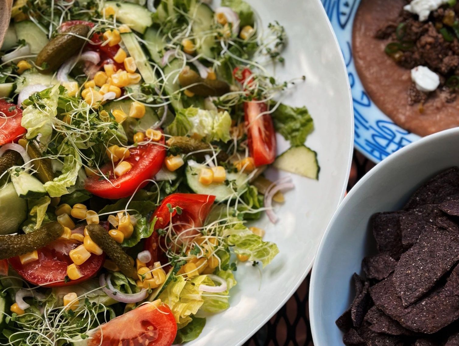 Salat mit Paprika 
