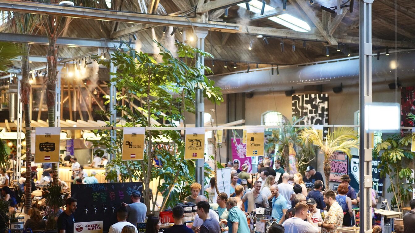 Stimmungsbild vom Vienna Kraft Bier Fest im Gleisgarten