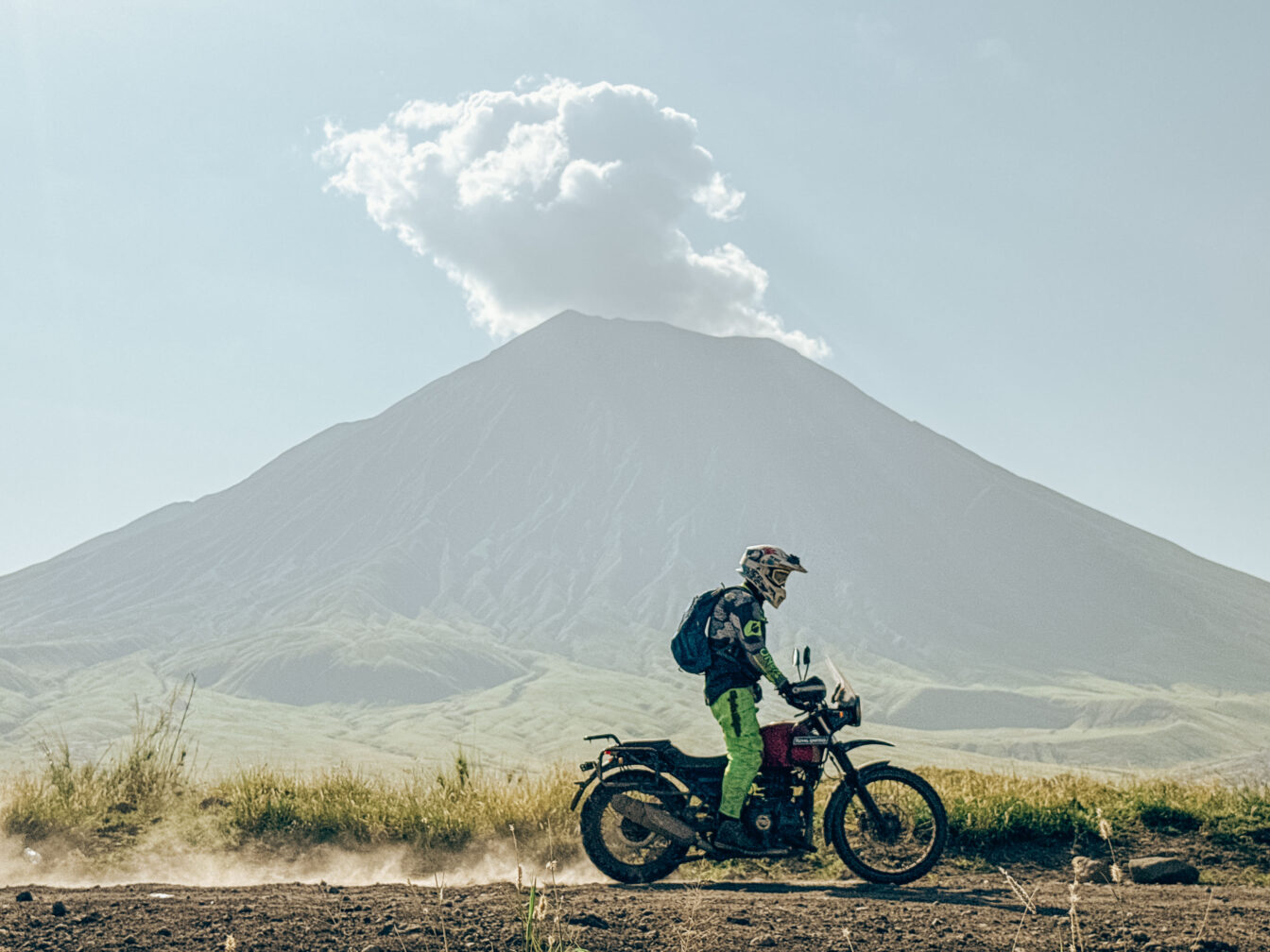Motorradfahrer in Tanzania