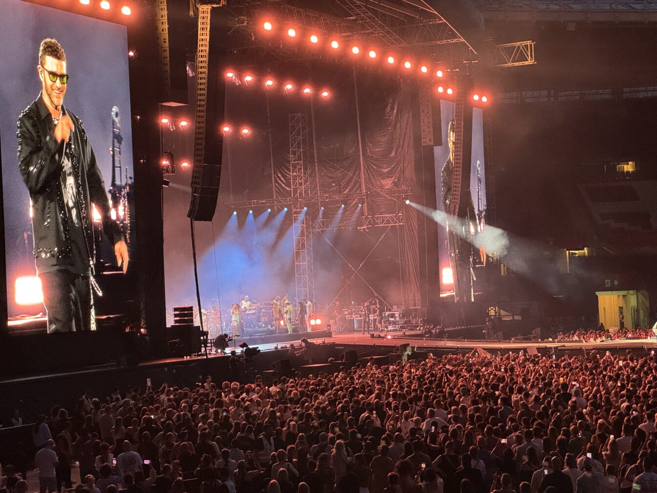 Justin Timberlake live auf der Bühne in Wien 2025