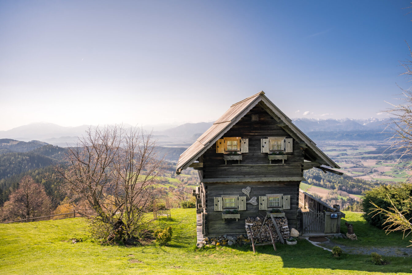 Auf dem Magdalensberg im Zuge des Vierbergewegs in Mittelkärnten