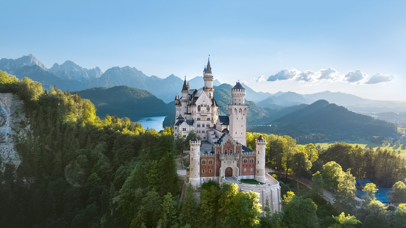 Schloss Neuschwanstein, Ostansicht