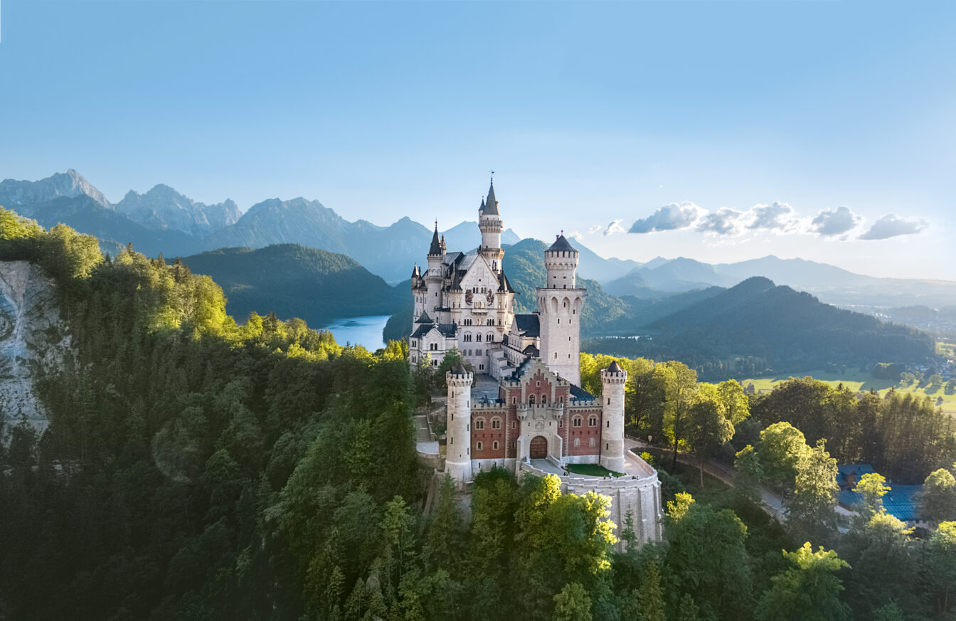 Schloss Neuschwanstein, Ostansicht
