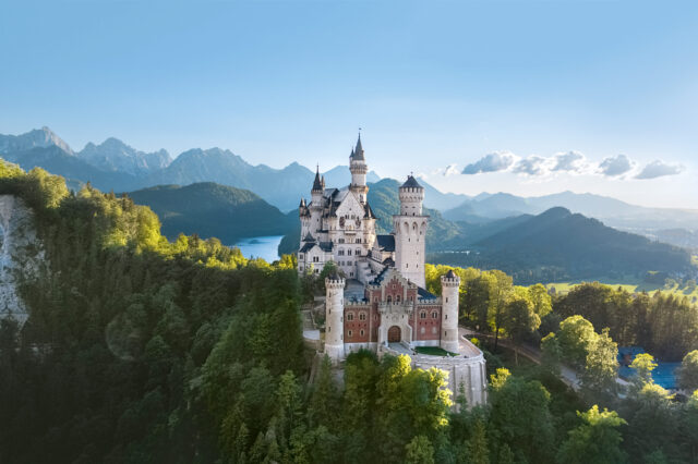 Schloss Neuschwanstein, Ostansicht