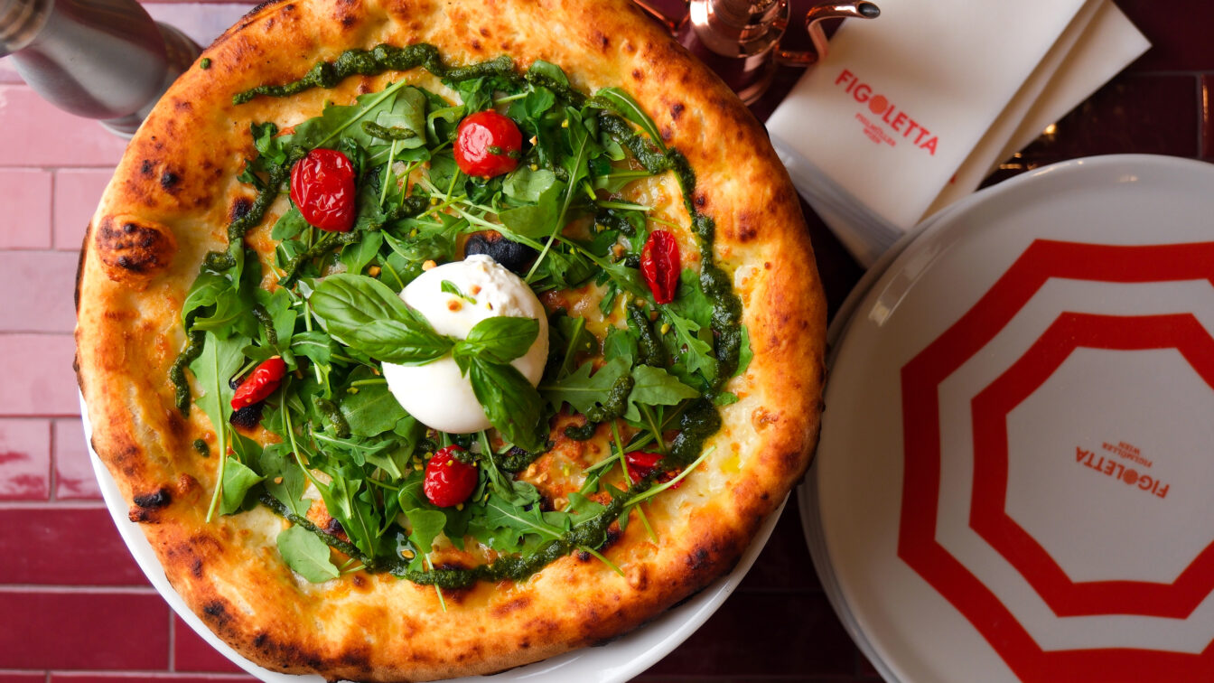 eine Pizza vom Figlmüller Pop-up-Restaurant Figoletta Wien