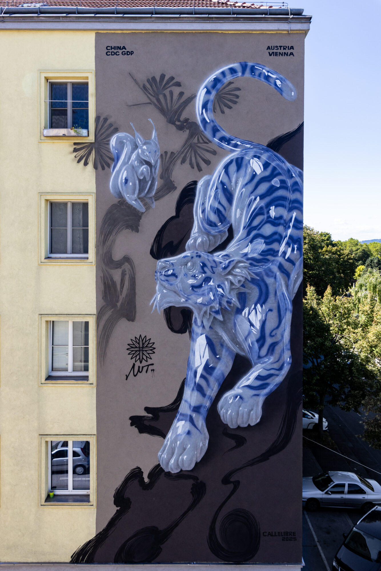 Graffiti in der Moosbruggergasse 2 (Calle Libre)