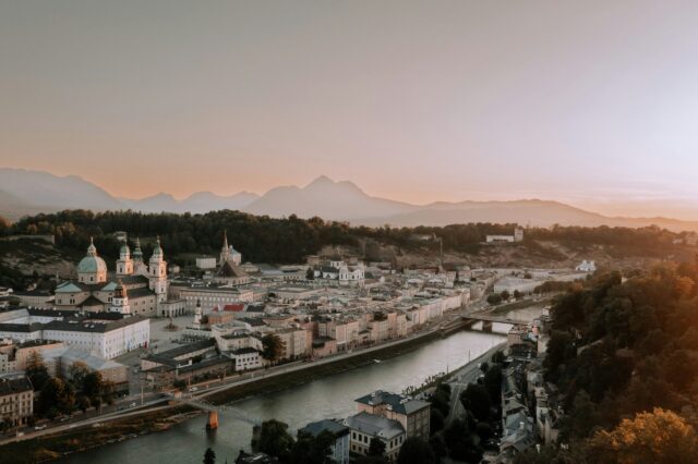 Blick auf Salzburg in Österreich